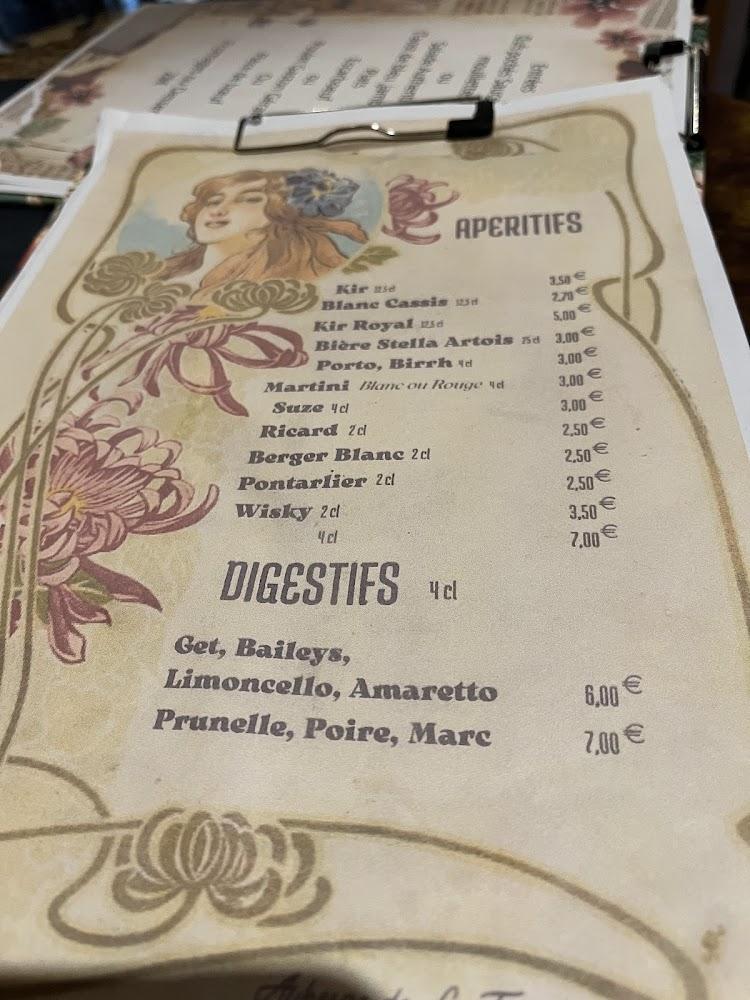 A L'auberge - Menu Image 3